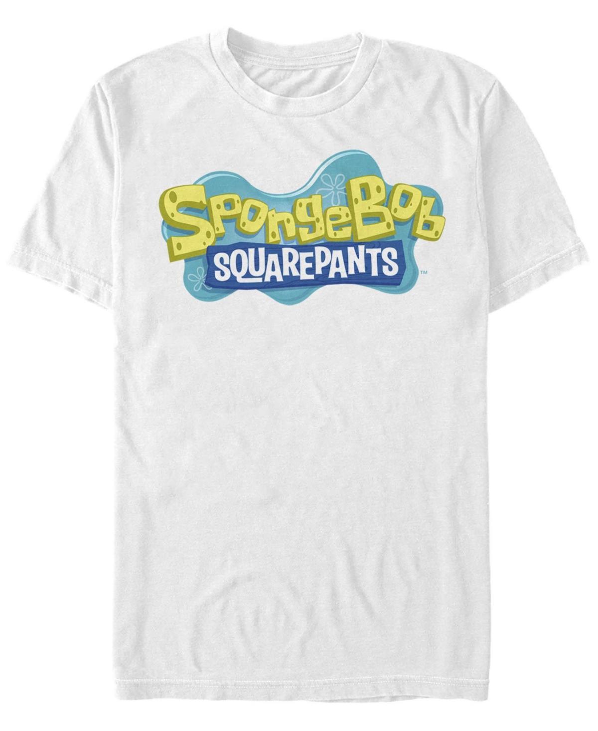 Fifth Sun Mens SpongeBob Logo Short Sleeve Crew T-shirt Product Image