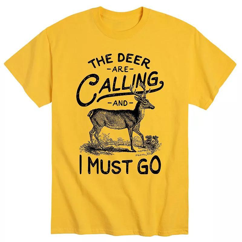 Mens Deer Are Calling Must Go Tee Product Image