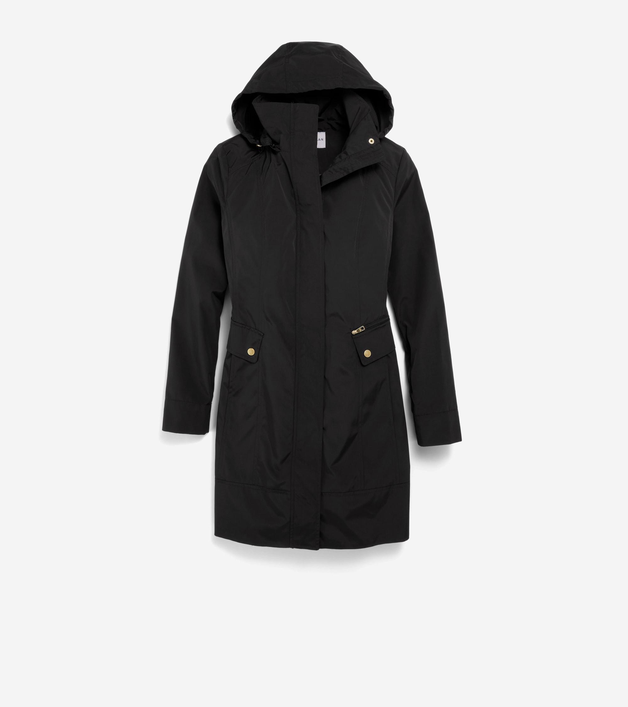 Cole Haan Womens Packable Raincoat - Mist Product Image