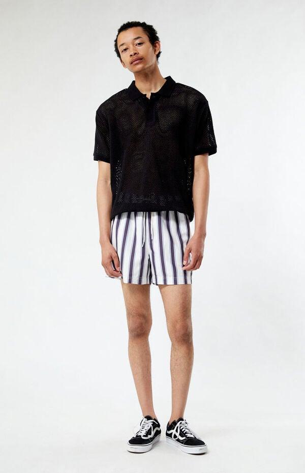 Men's Stripe 4.5 Swim Trunks - Product Image