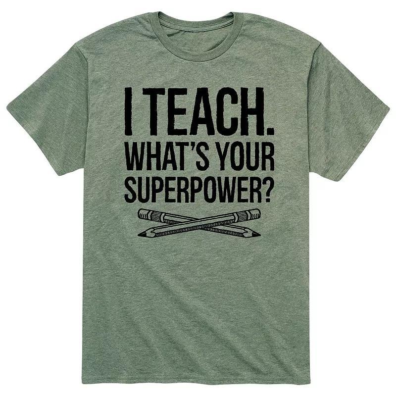 Mens I Teach Whats Your Superpower Tee Product Image