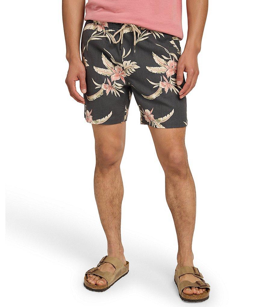 Faherty Essential 6.5#double; Island Orchid Inseam Shorts Product Image