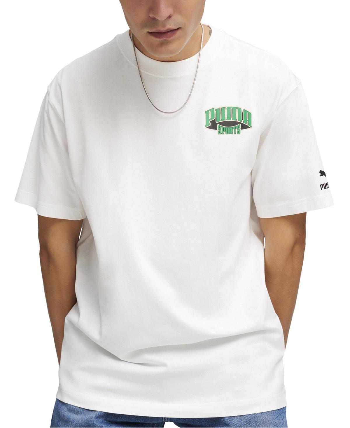 Puma Mens Team For The Fanbase Logo Graphic T-Shirt Product Image