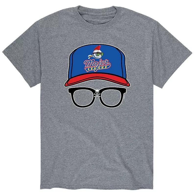 Mens Major League Cap & Glasses Baseball Tee Product Image