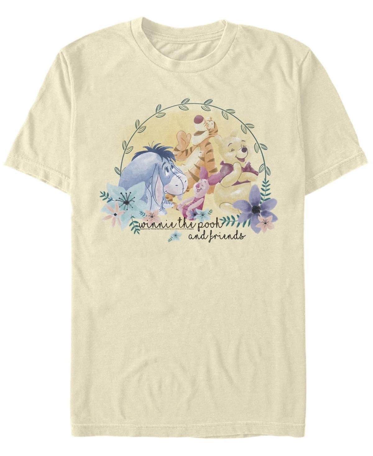 Mens Disney Winnie The Pooh & Friends Floral Portrait Tee Product Image