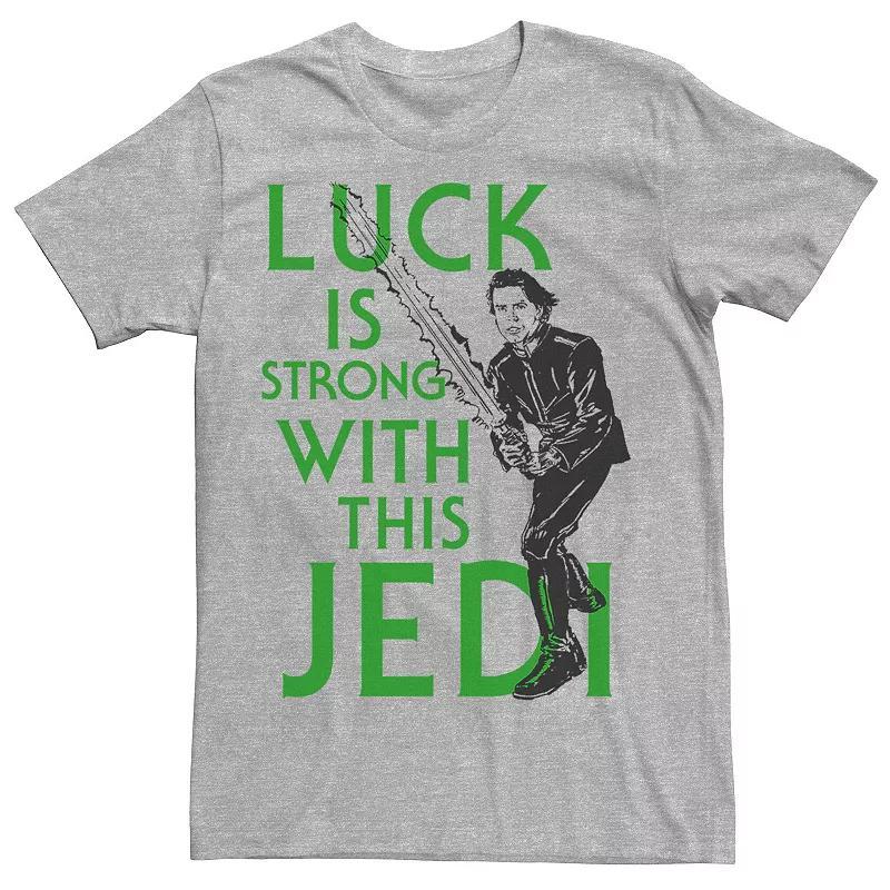 Mens Star Wars Luke Luck Is Strong Pattys Day Tee Product Image