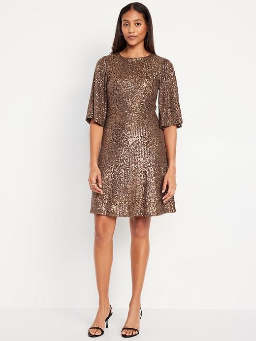 Sequin Mini Dress Product Image