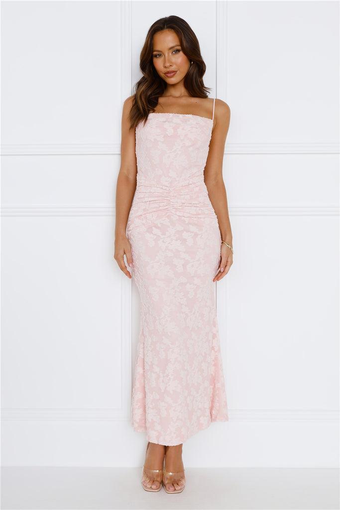 Juliette Loves Maxi Dress Pink Product Image