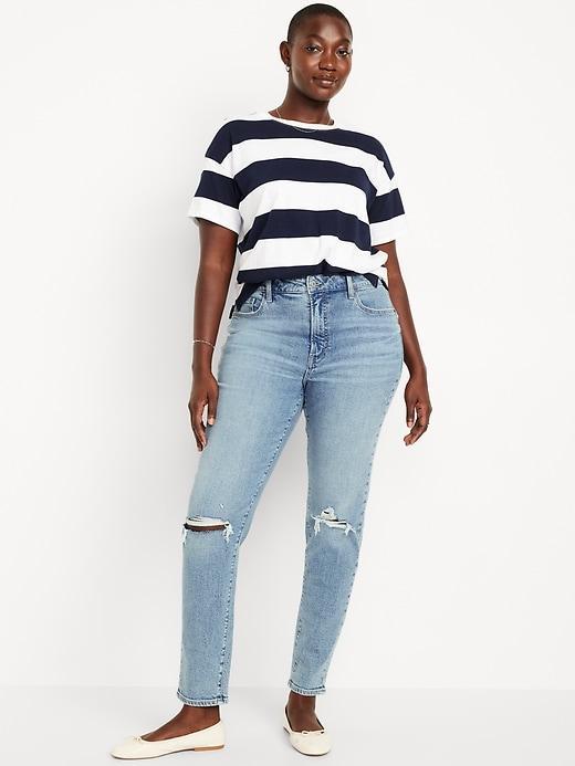 Curvy High-Waisted OG Straight Ankle Jeans Product Image