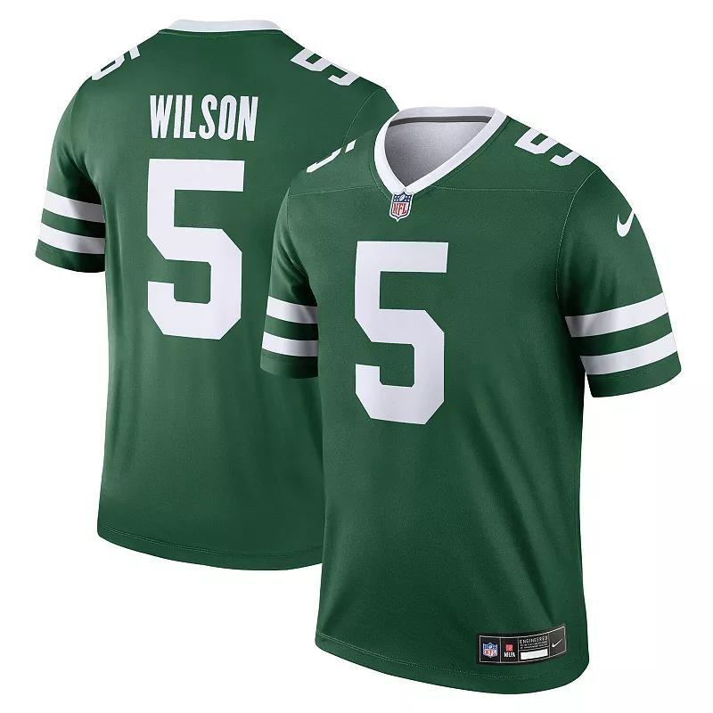 Nike Mens Garrett Wilson Legacy Green New York Jets Legend Jersey - Green Product Image