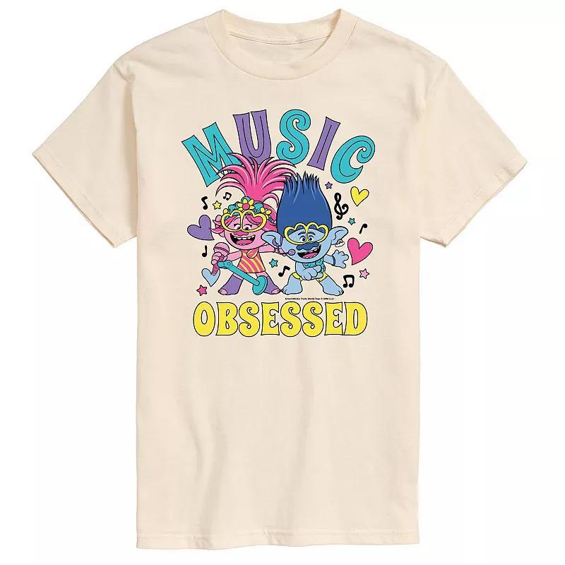 Mens Trolls Music Music Obsessed Tee Product Image