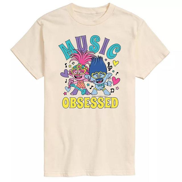 Mens Trolls Music Music Obsessed Tee Product Image