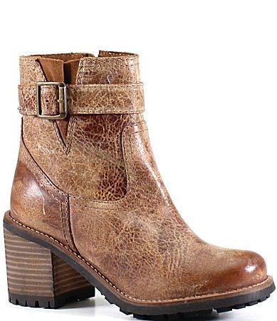 Diba True Craze Hot Distressed Leather Moto Booties Product Image