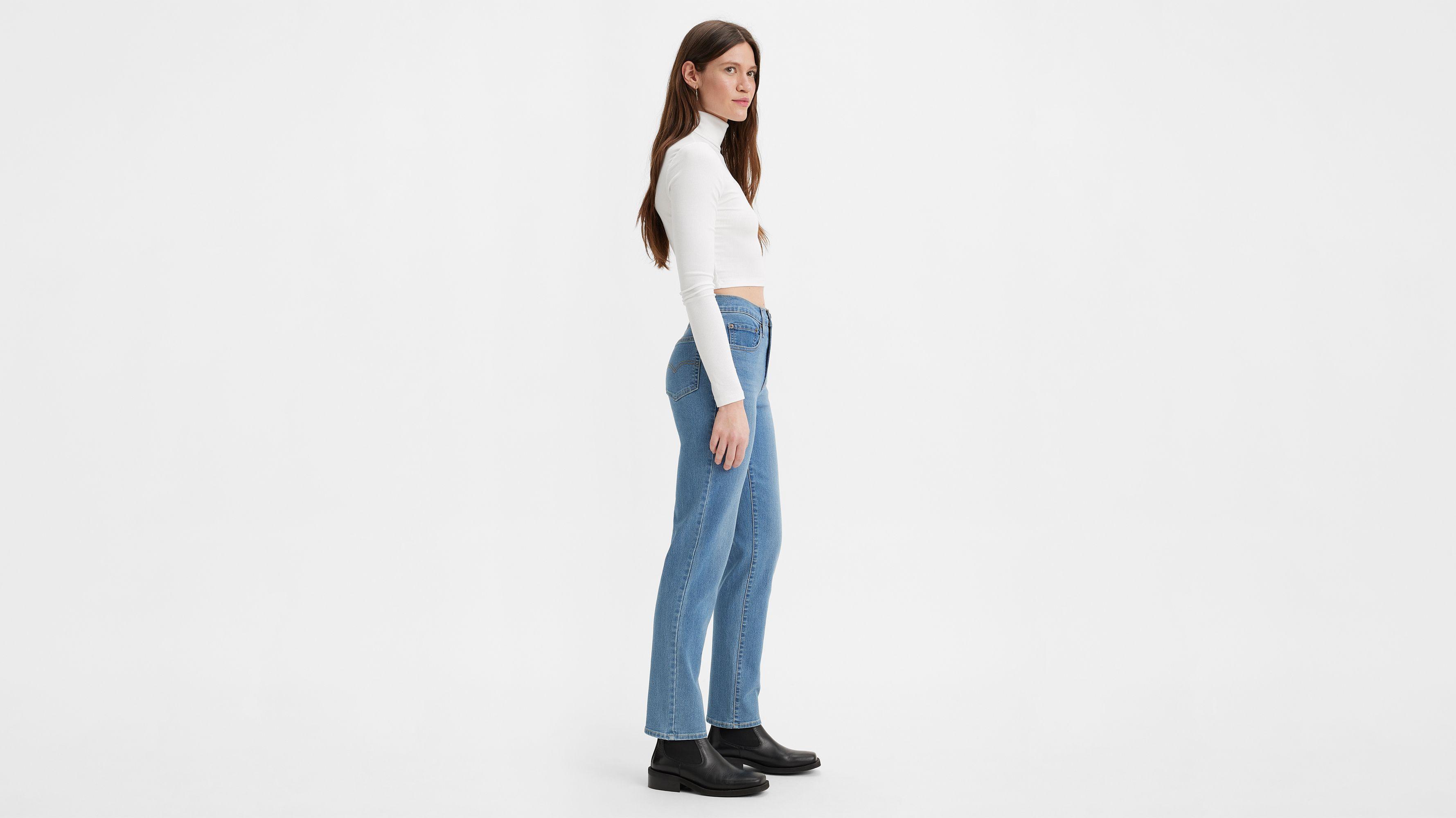 Levi's High Rise Slim Straight Cropped Women's Jeans Product Image