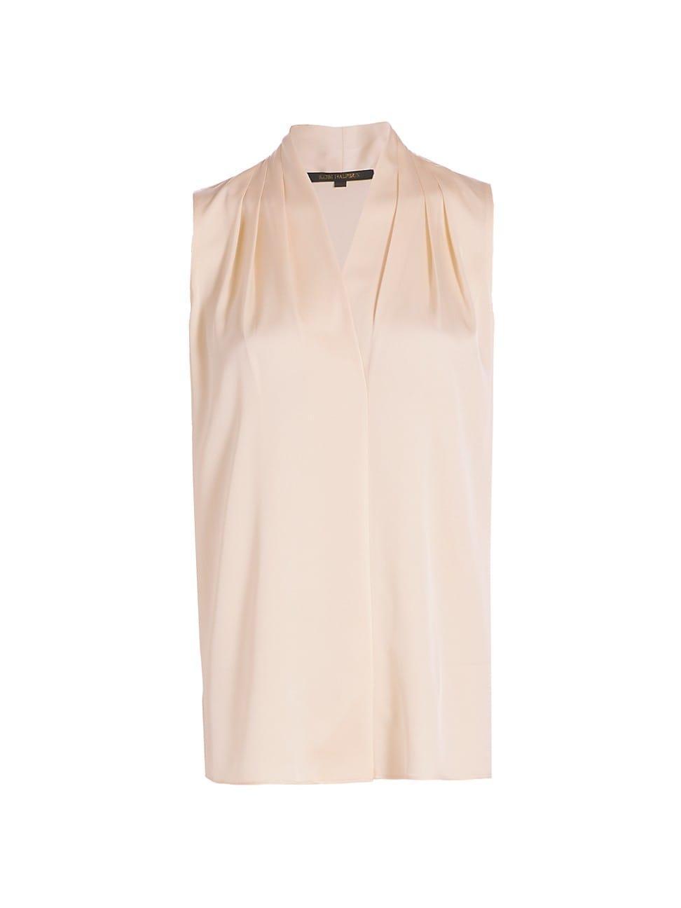 KOBI HALPERIN Mila Sleeveless Stretch Silk Blouse Product Image