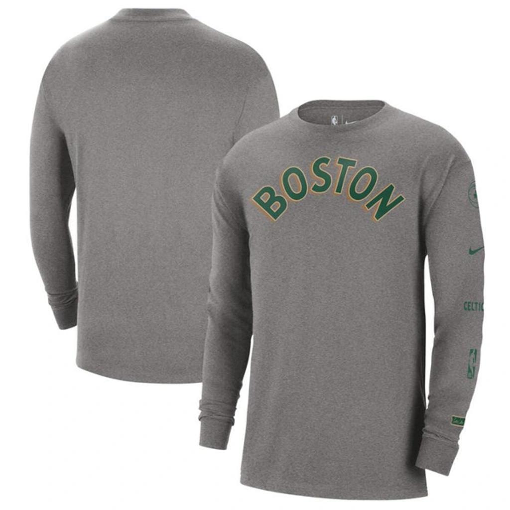 NIKE Boston Celtics 2023/24 City Edition  Men's Nba Max90 Long-sleeve T-shirt In Grey Product Image