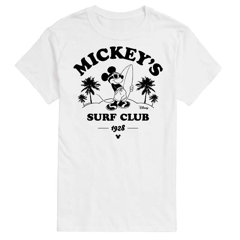 Disneys Mickey Mouse Mens Surf Club Graphic Tee Product Image