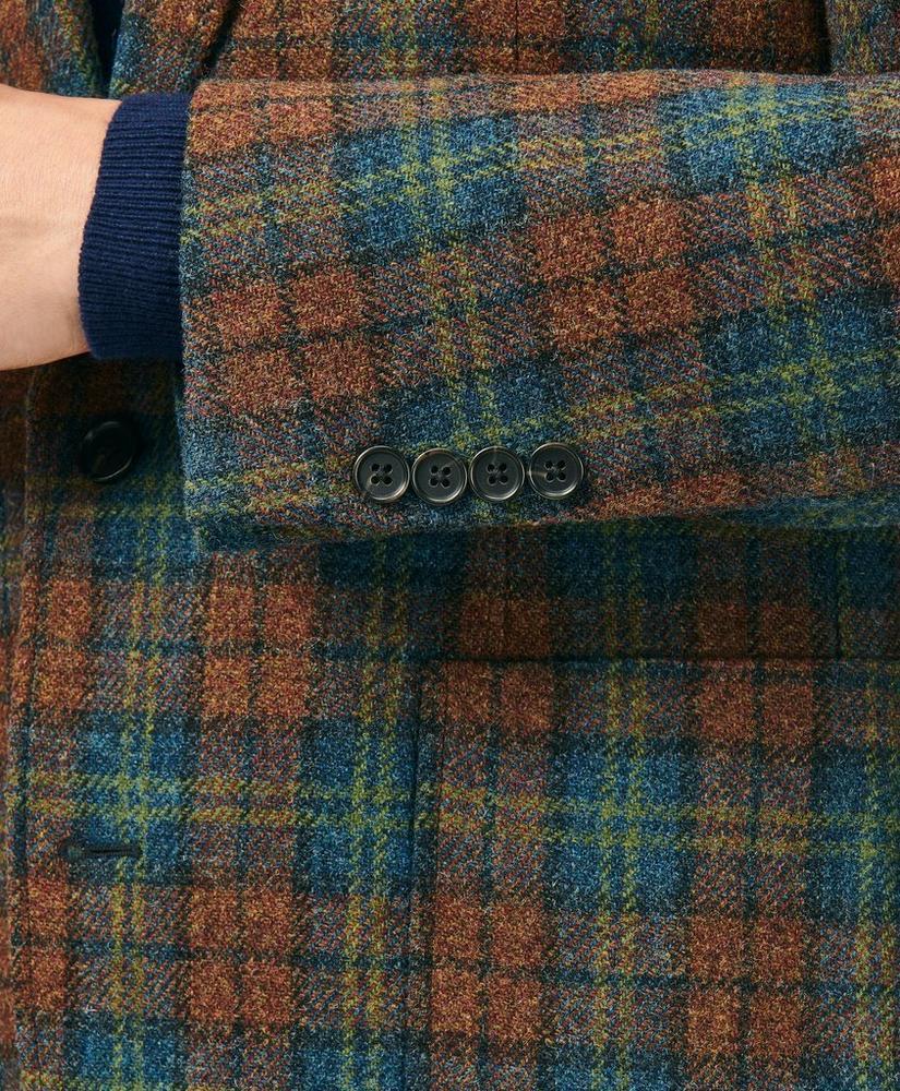 Classic Fit Sport Coat in Plaid Shetland Wool Tweed Product Image