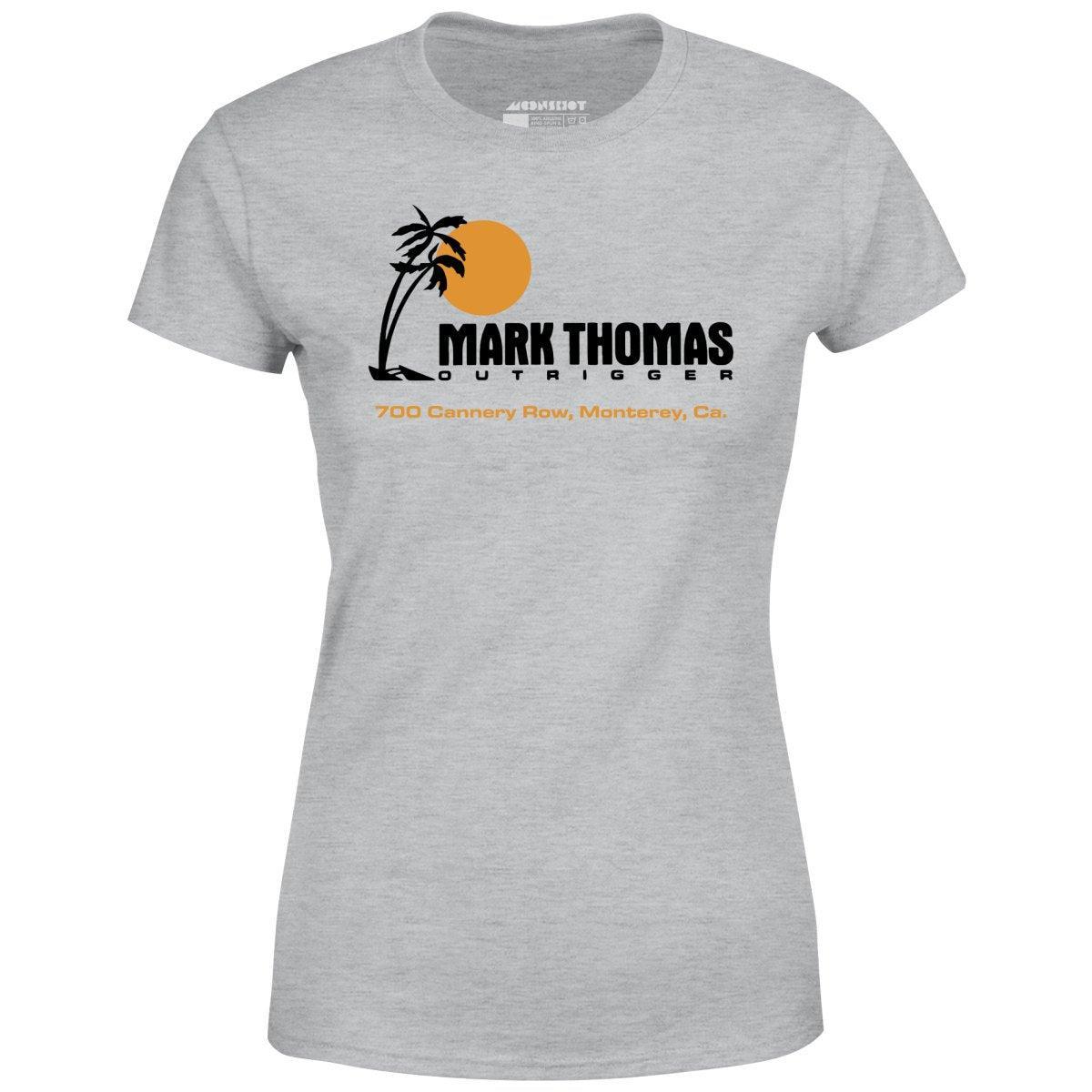 Mark Thomas Outrigger v2 - Monterey, CA - Vintage Tiki Bar - Women's T-Shirt Female Product Image