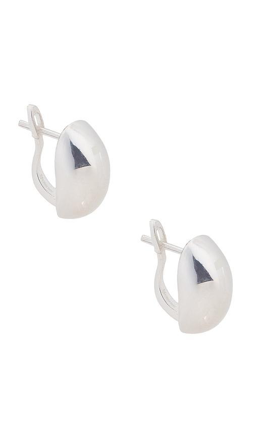 Puff Huggie Earrings Product Image