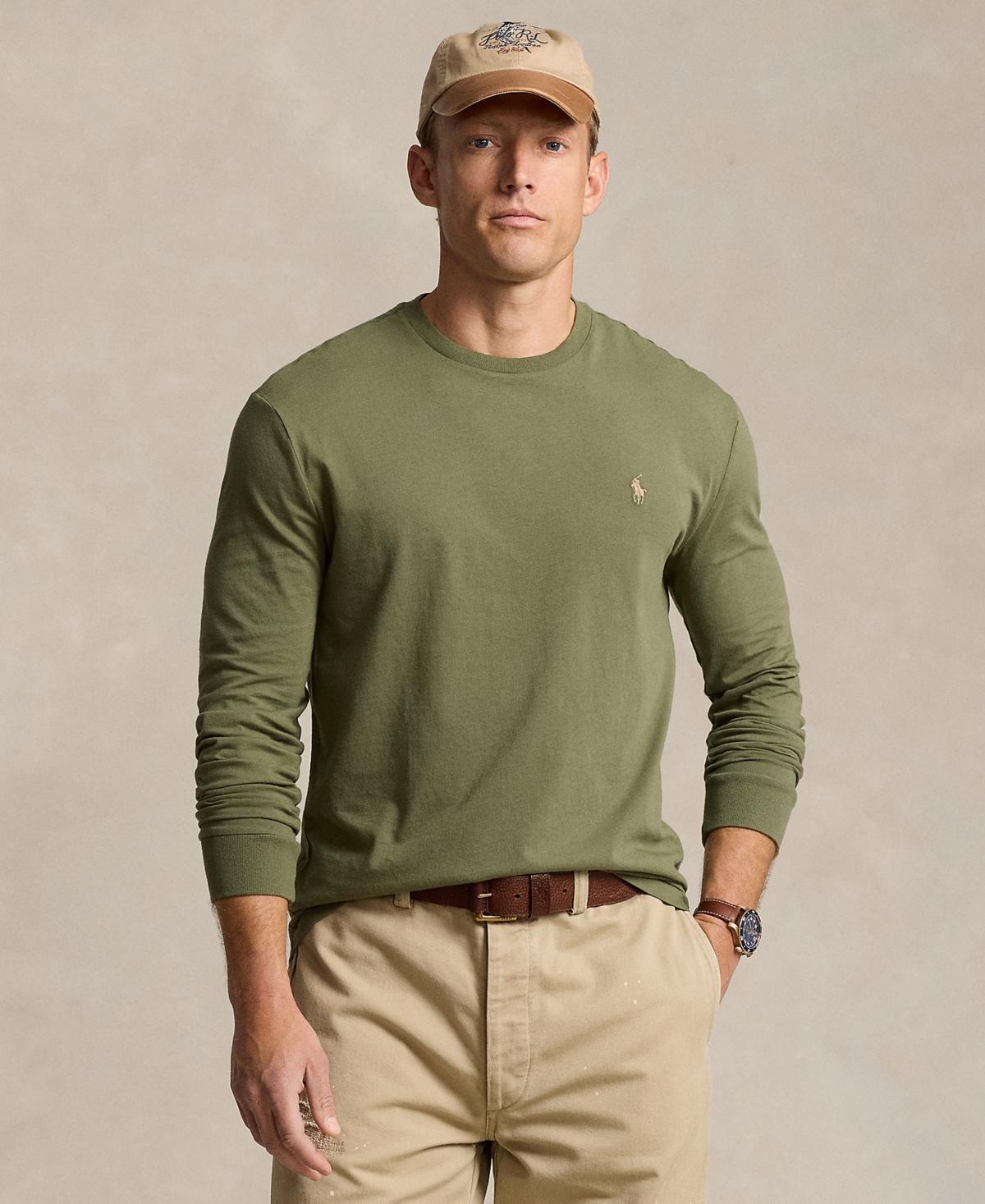 Polo Ralph Lauren Mens Classic-Fit Jersey Long-Sleeve T-Shirt Product Image