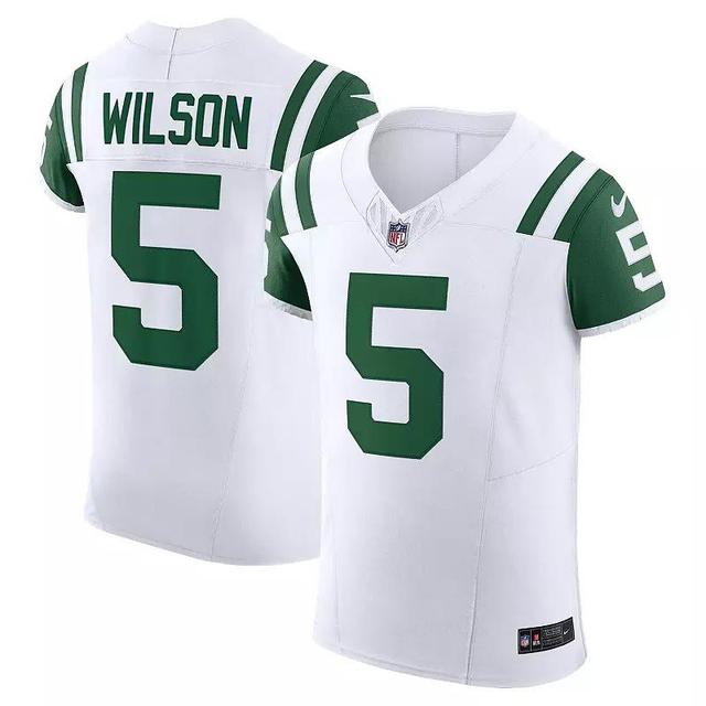 Mens Nike Garrett Wilson New York Jets Classic Alternate Vapor F.U.S.E. Elite Jersey Product Image