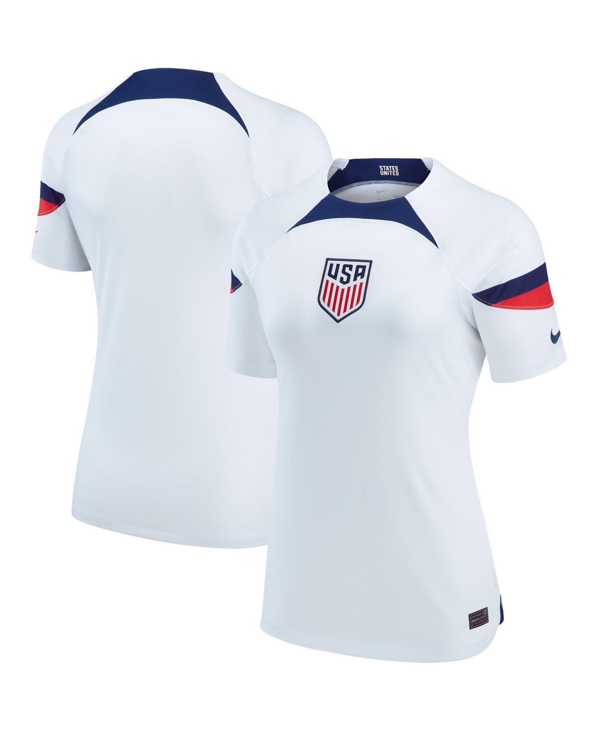 Womens Nike White Usmnt 2022/23 Home Breathe Stadium Replica Blank Jersey - White Product Image