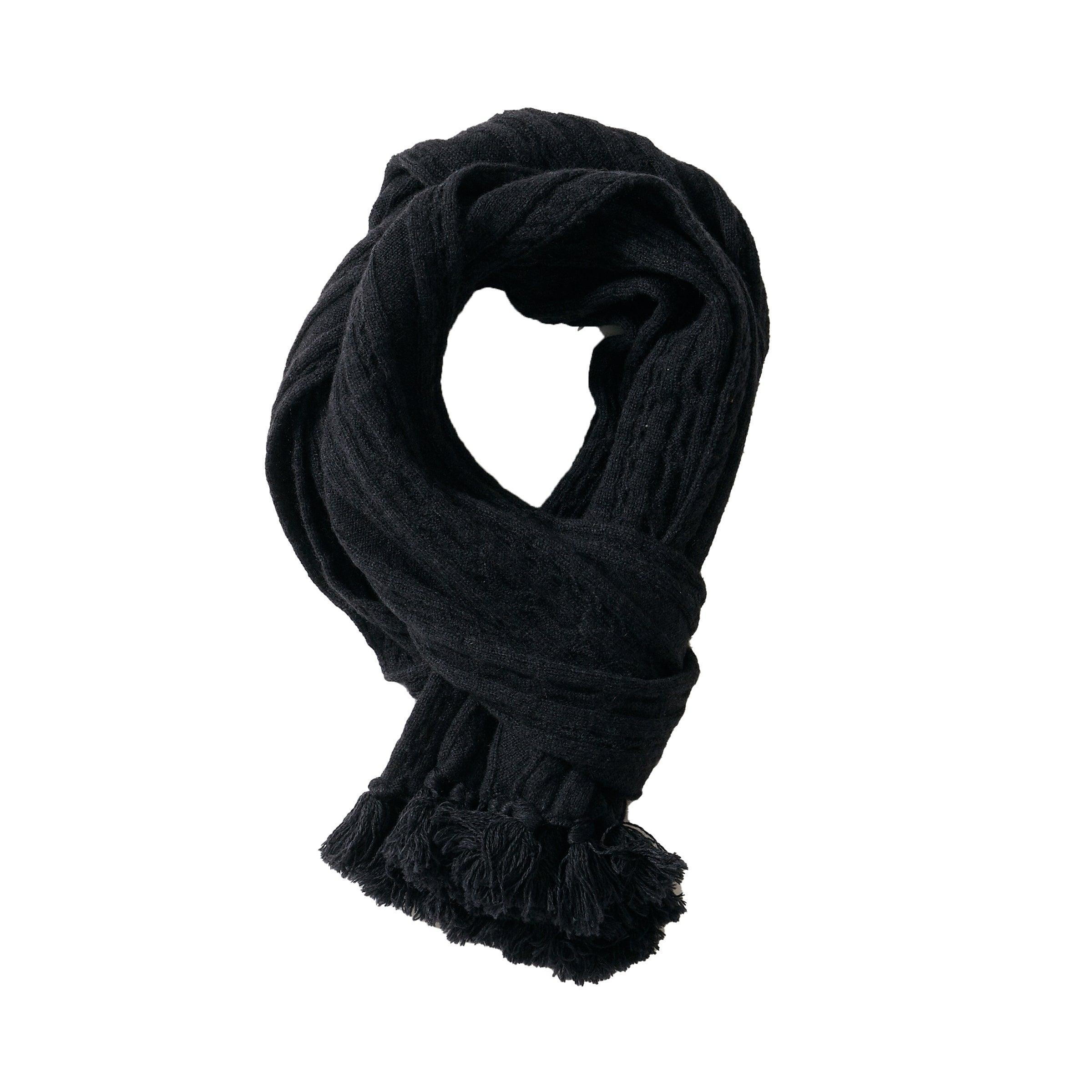 Grantham Cable Scarf - Navy Product Image