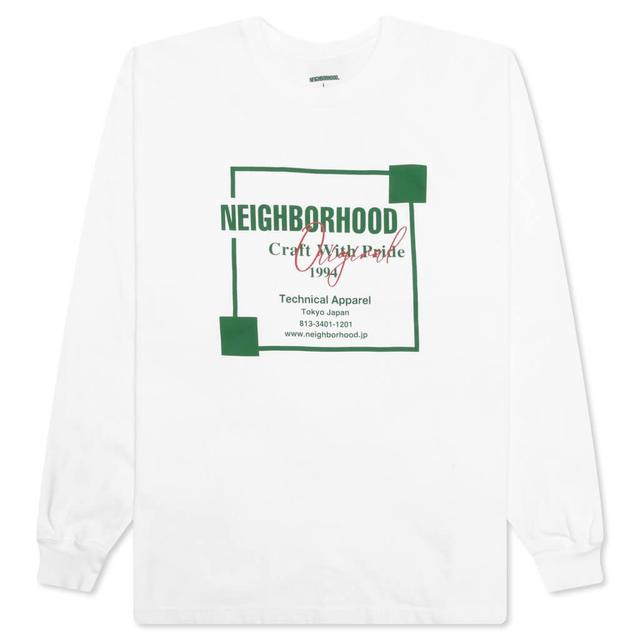 NH. Tee L/S-7 - White Male Product Image