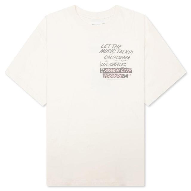 Music Language Tee - Cream Male Product Image