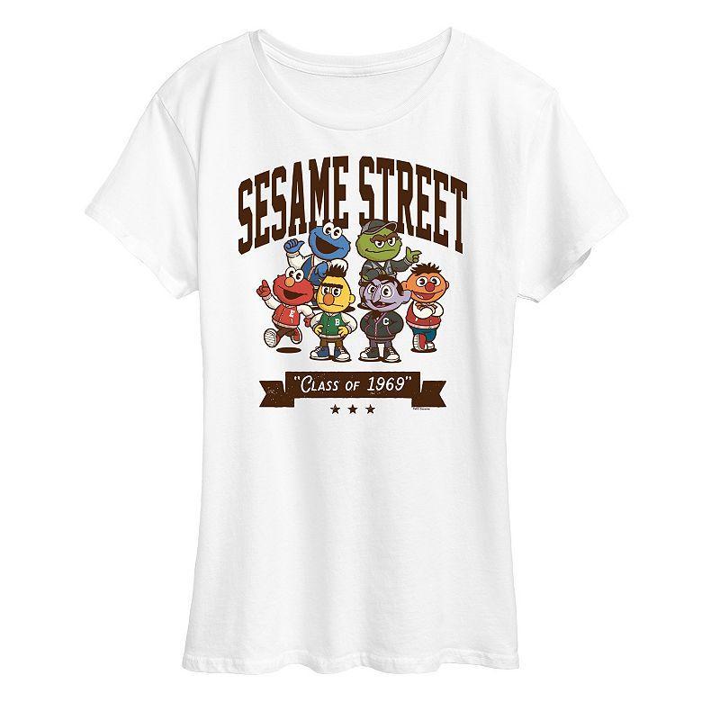 Womens Sesame Street Class Of 1969 Graphic Tee, Girls Product Image