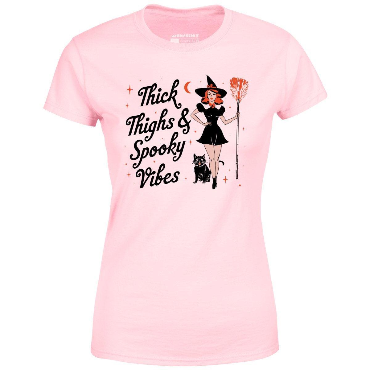 Thick Thighs and Spooky Vibes - Women's T-Shirt Female Product Image