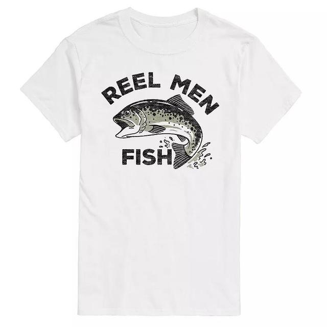 Mens Reel Men Fish Graphic Tee Product Image