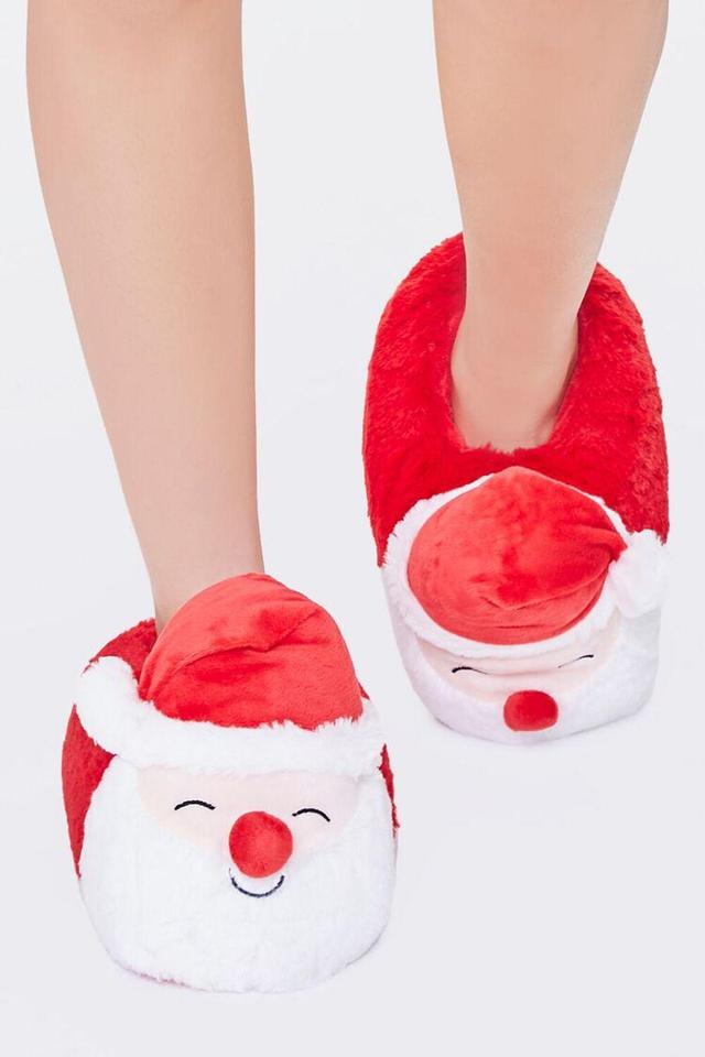 Plush Santa Indoor Slippers | Forever 21 Product Image