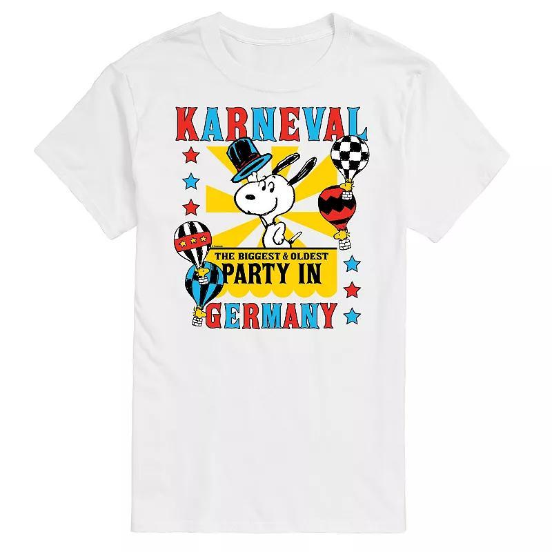 Mens Peanuts Karneval Germany Graphic Tee Product Image