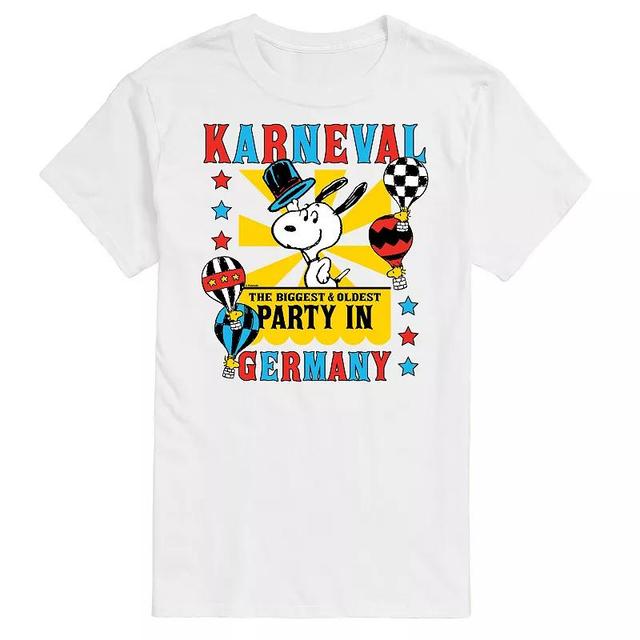 Big & Tall Peanuts Karneval Germany Graphic Tee, Mens Product Image