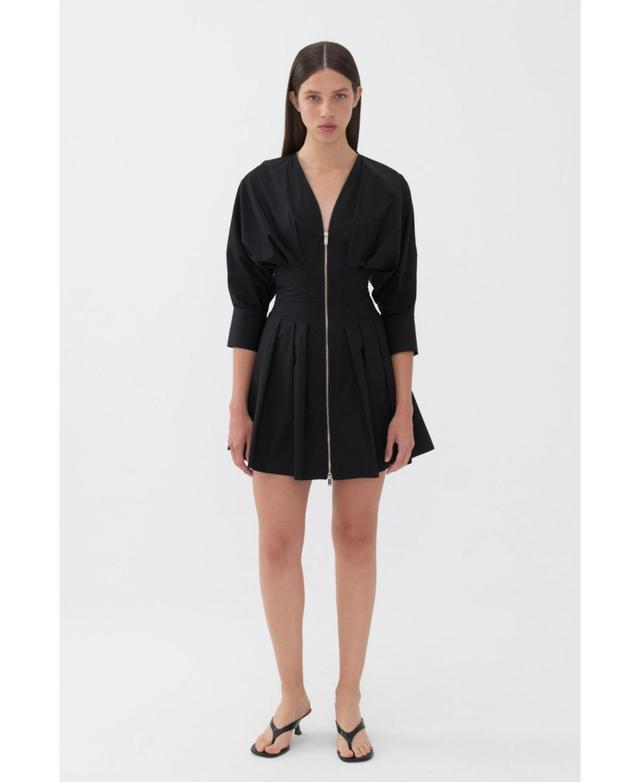 Nocturne Womens Zippered Dress Product Image