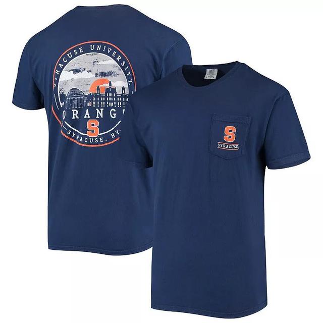 Mens Syracuse Orange Circle Campus Scene T-Shirt Blue Product Image