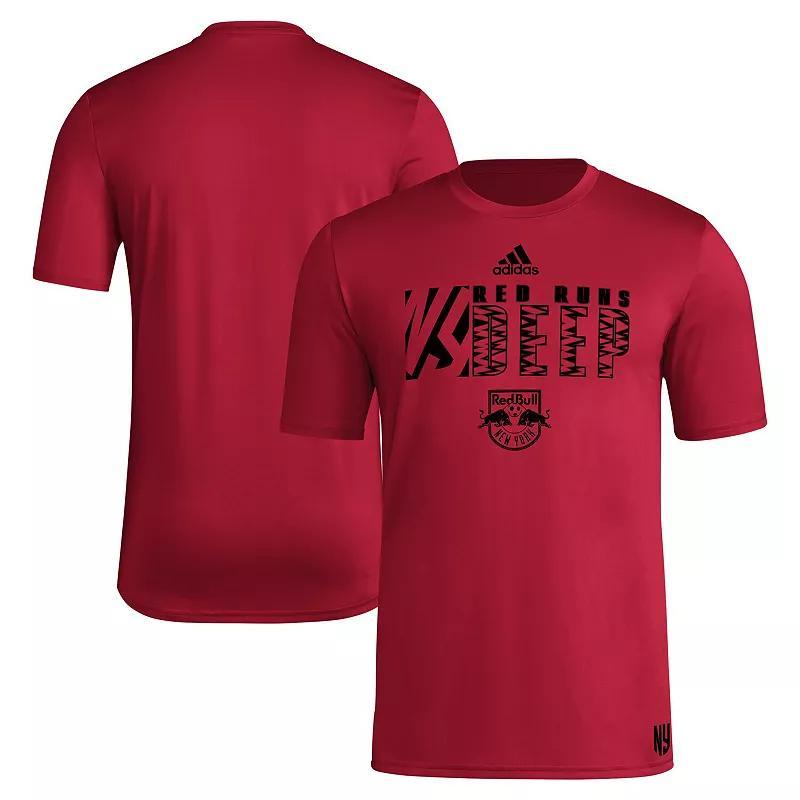 Mens adidas New York Bulls 2024 Jersey Hook AEROREADY T-Shirt Product Image