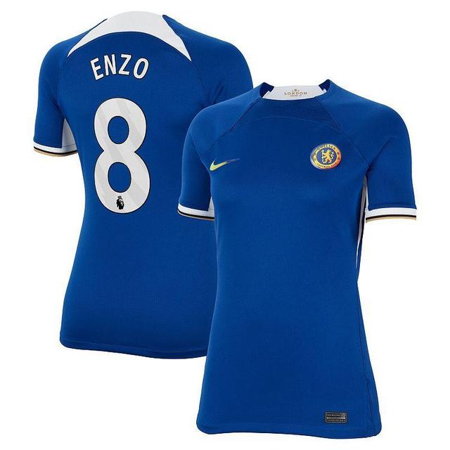 Womens Nike Enzo Fernndez Blue Chelsea 2023/24 Home Stadium Replica Jersey Product Image