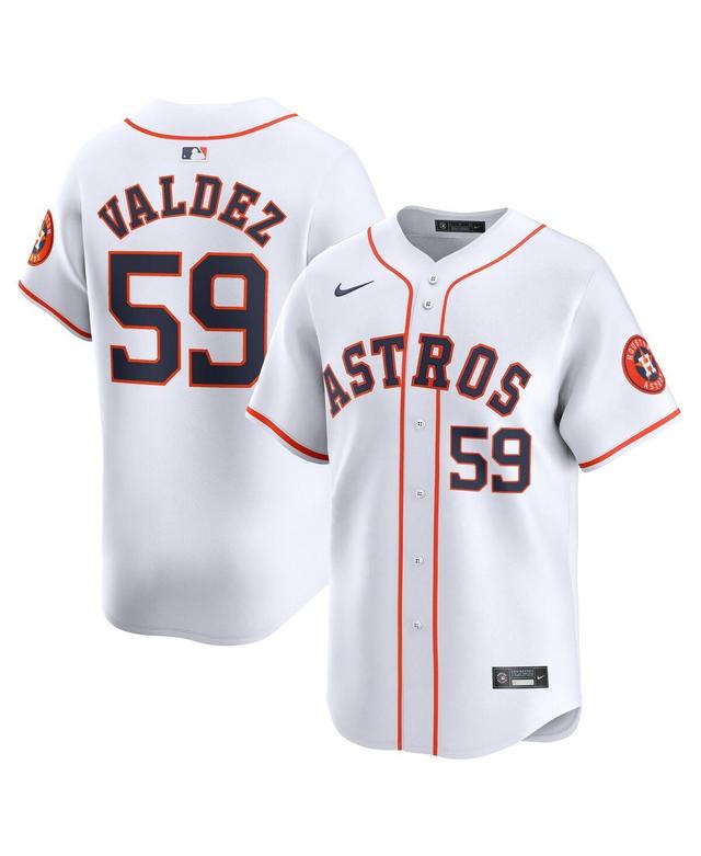 Nike Mens Framber Valdez White Houston Astros Home Limited Player Jersey - Wht/hus Product Image