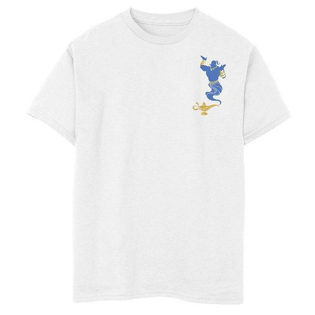 Disneys Aladdin Boys 8-20 Live Action Genies Lamp Pocket Logo Graphic Tee, Boys Product Image