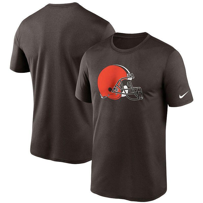 Mens Nike Brown Cleveland Browns Logo Essential Legend Performance T-Shirt Product Image