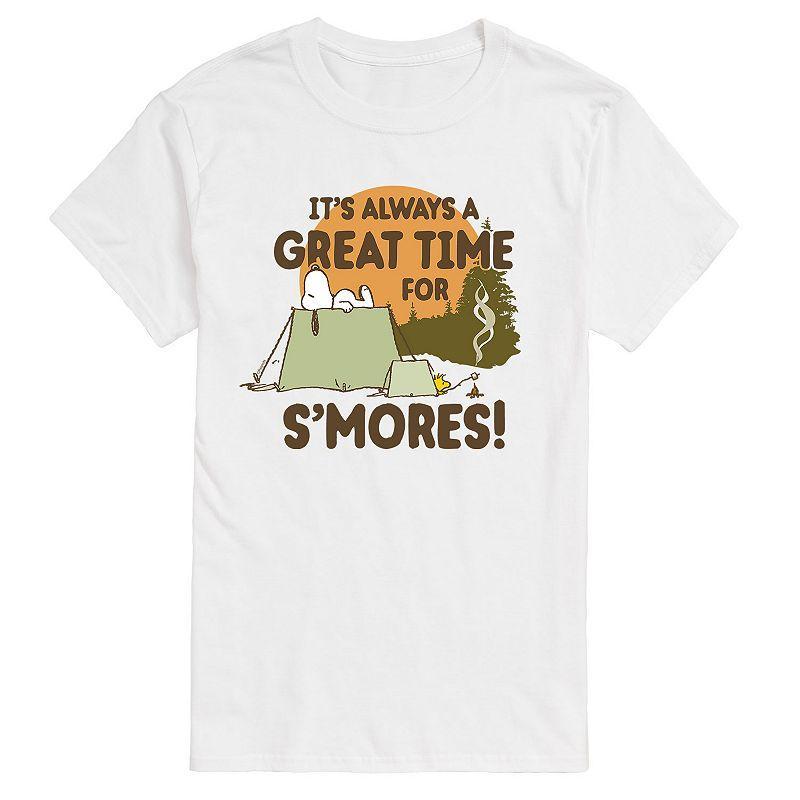 Mens Peanuts Smores Snoopy Woodstock Tee Product Image