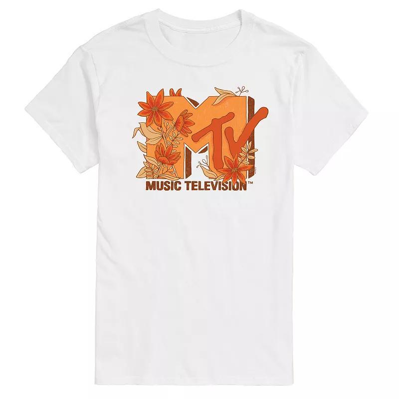 Mens MTV Fall Floral Graphic Tee Product Image