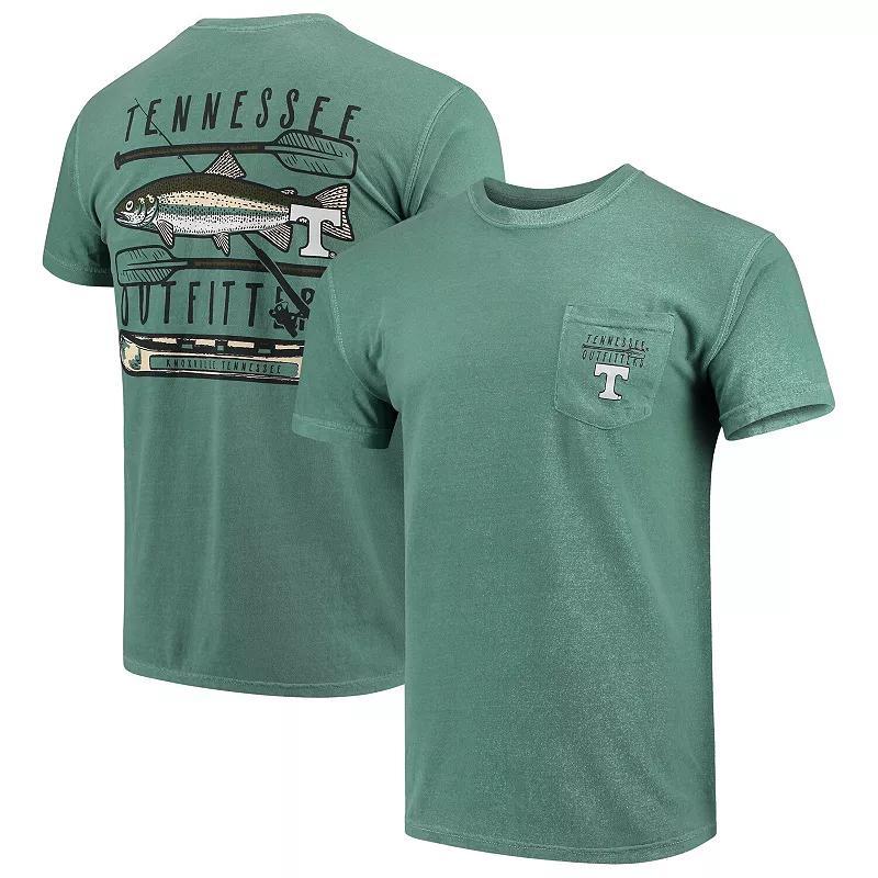 Mens Tennessee Volunteers Fishing Stack Comfort Colors Pocket T-Shirt Product Image