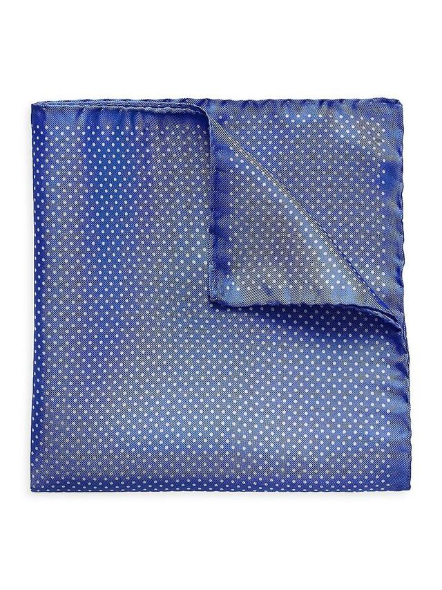 Mens Silk Polka Dot Pocket Square Product Image