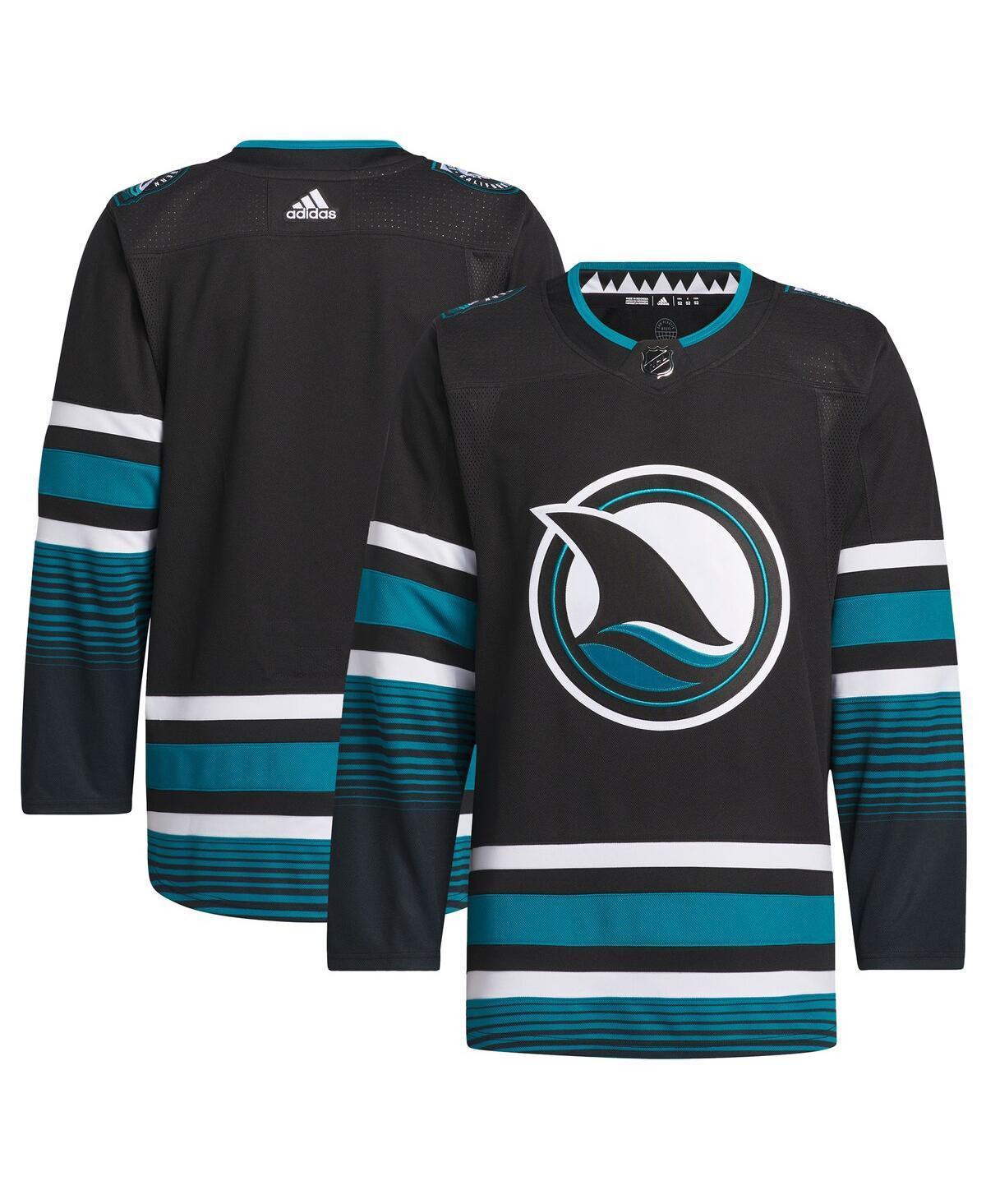 Mens adidas Black San Jose Sharks Alternate Authentic Jersey - Black Product Image