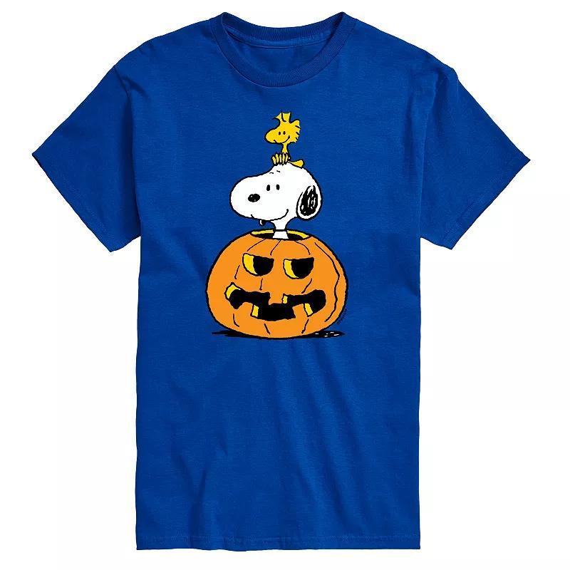 Big & Tall Peanuts Snoopy Pumpkin Tee, Mens Product Image