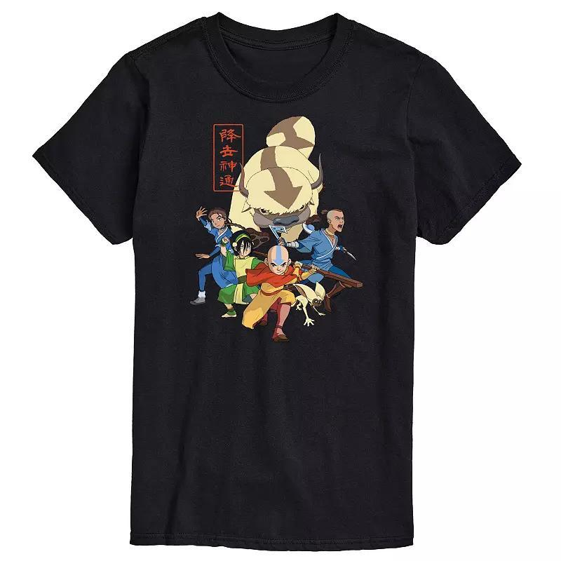 Big & Tall Avatar The Last Airbender Characters Graphic Tee, Mens Product Image